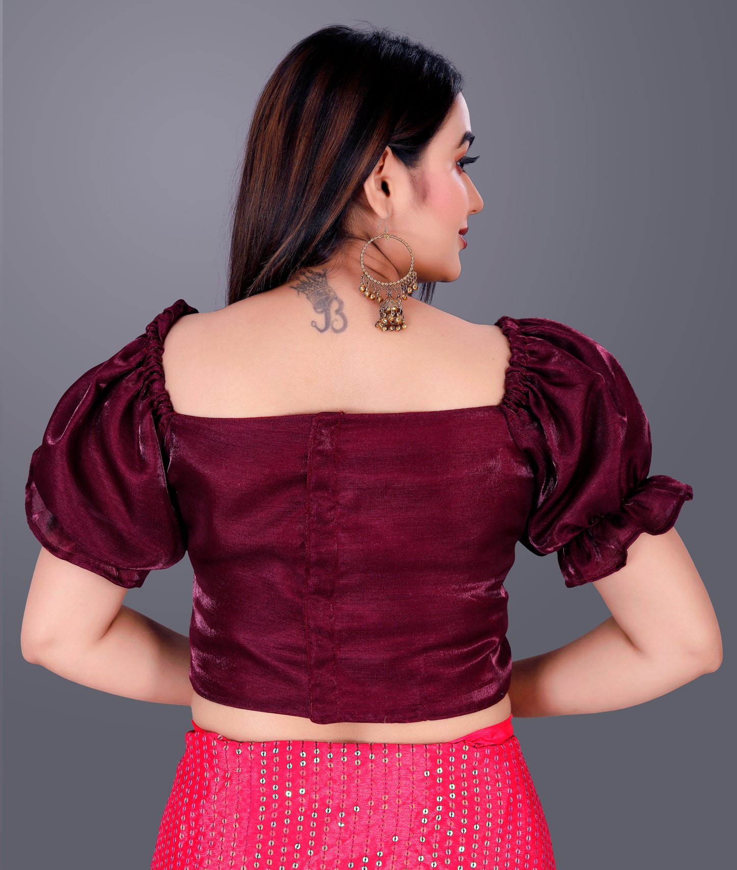 Beautiful Georgette Hevy & Fency Sequence Work Saree.