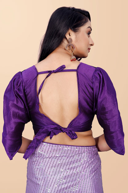 Beautiful Georgette Hevy & Fency Sequence Work Saree.