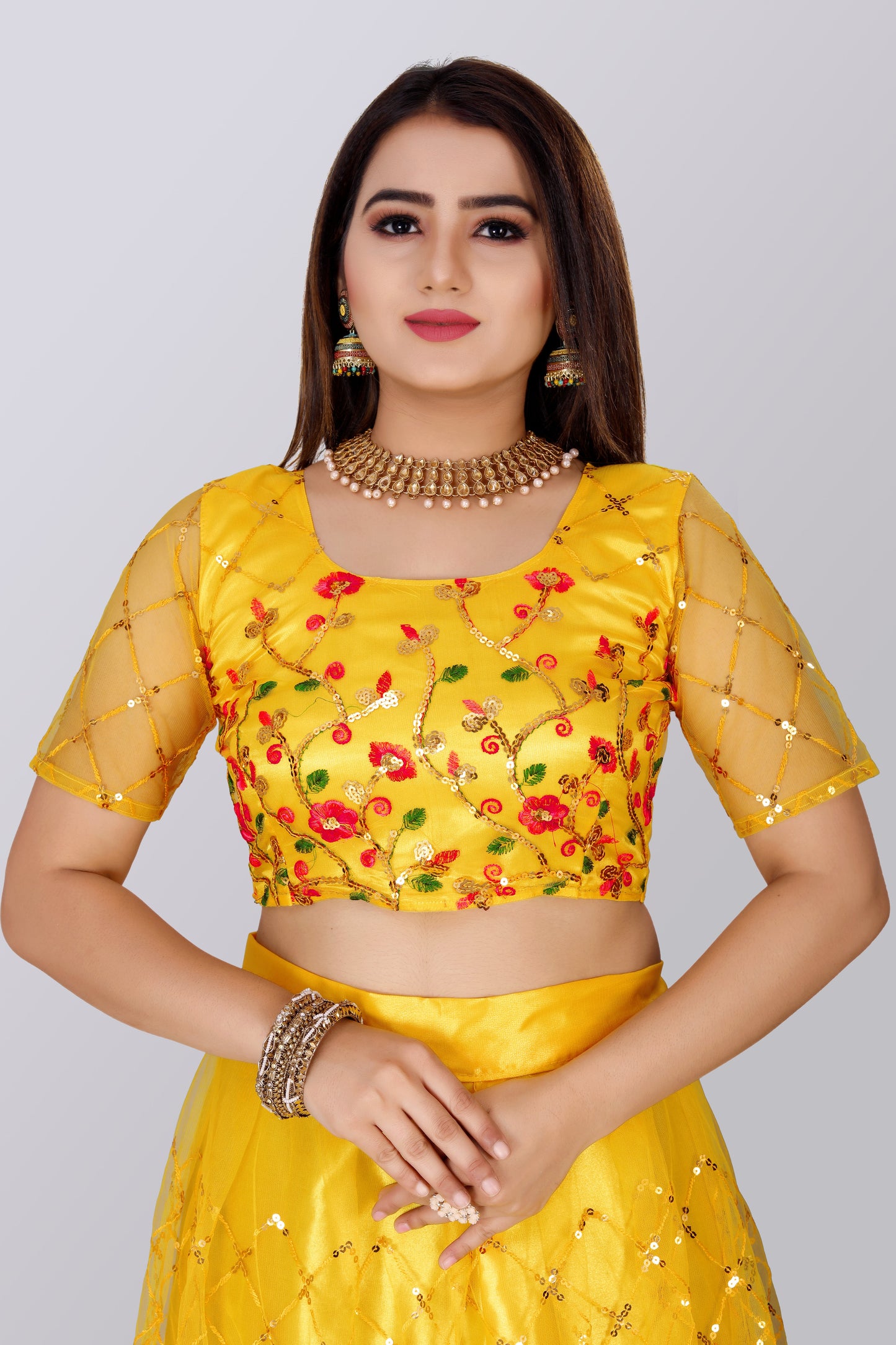 New Party Wear Sequance Lehenga Choli Full Heavy & Fancy Color Full Sequence Work In Lehenga Choli With Beautiful Sequance Worked Blouse.